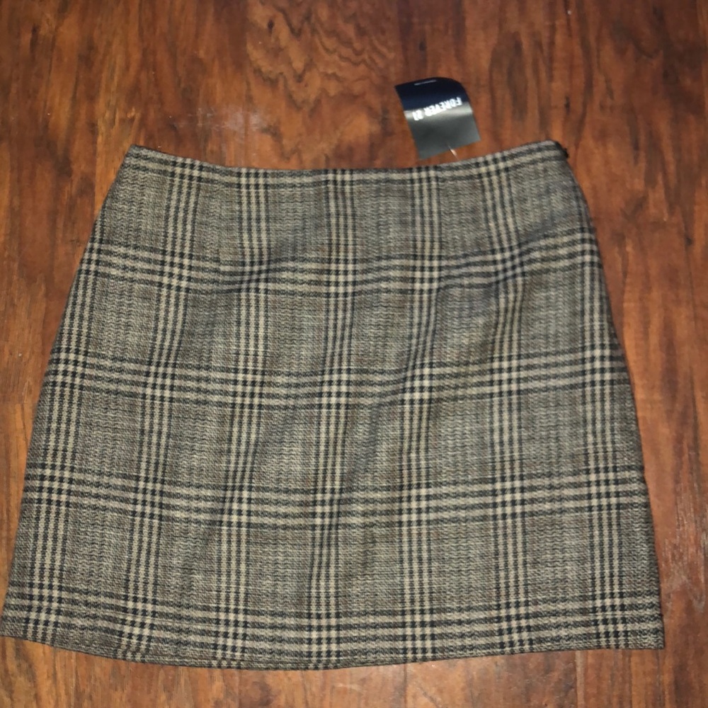 Plaid skirt - never worn